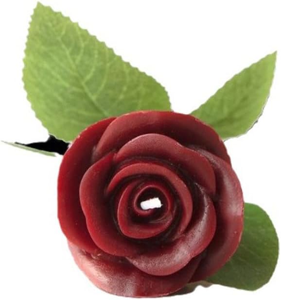 Rose Flower Aesthetic Scented Candle 50G Handmade Carved Soy Wax