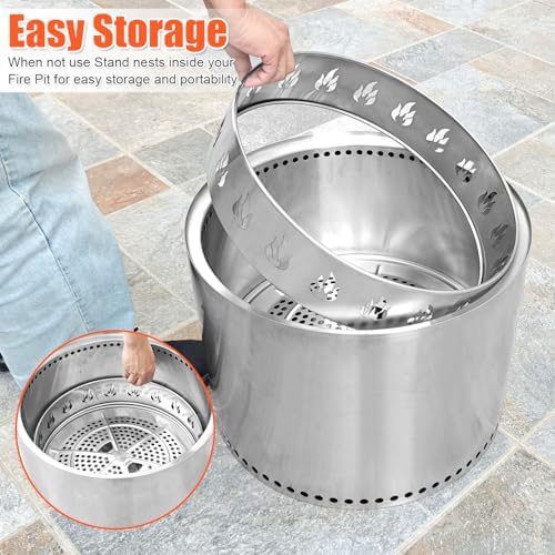 Fire Pit Lid and Stand for Solo Stove Bonfire 20