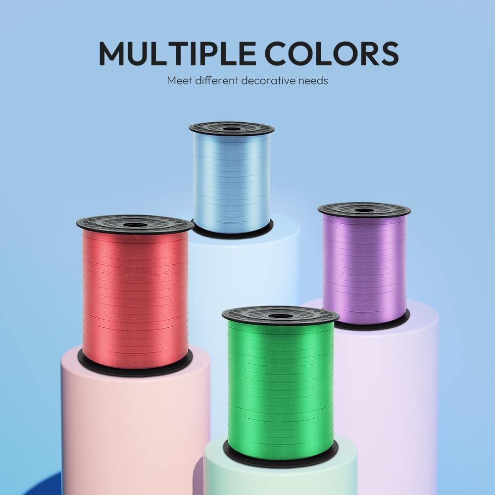 500 Yards Purple Curling Ribbon for Gifts Balloons Wreaths