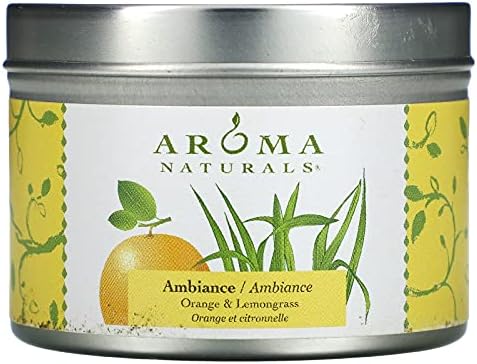 Lemon Travel Tins Candle Aroma Naturals 1 Container