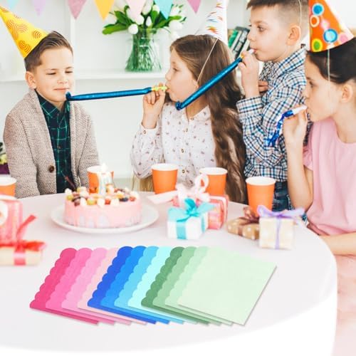 120PCS Gradient Brown Cocktail Napkins for Parties