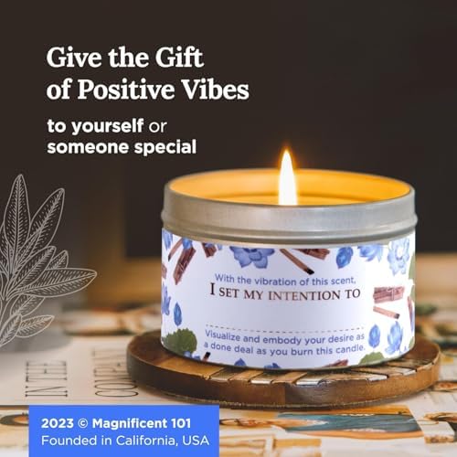 Magnificent 101 Positivity Aromatherapy Candle in 6-Oz Tin Holder