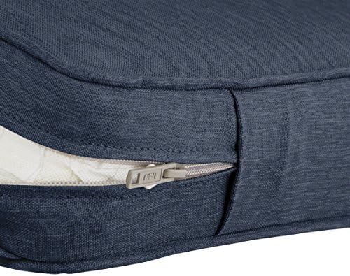 Classic Accessories Water-Resistant 19x19x3 Inch Square Seat Cushion Cover