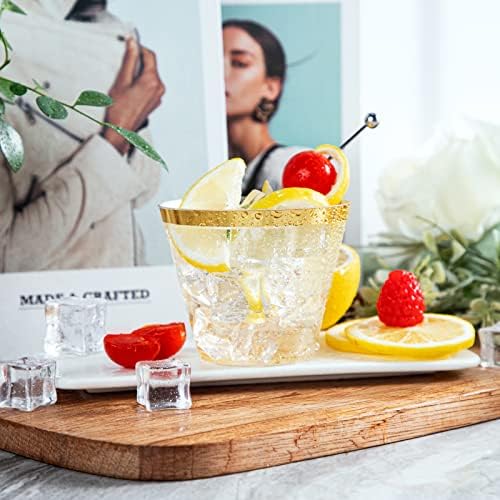 Ciaell 300PCS Gold Plastic Cups for Party and Wedding