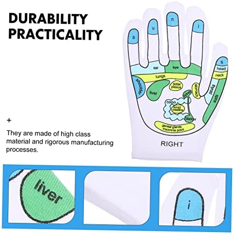Homoyoyo Reflexology Gloves with Pressure Points