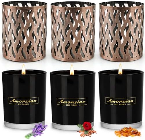 6 Pack Scented Candles Set for Men with Gift Box