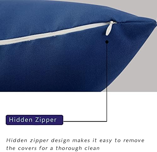 idee-home Outdoor Pillows Set of 2 Waterproof 18x18 inch
