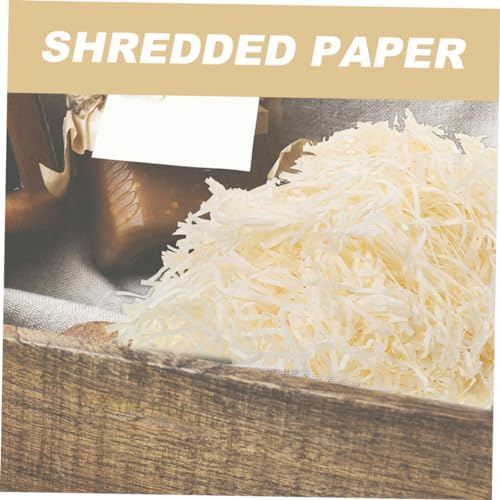 EXHUMKY 2 Pack Shredded Paper Filler for Boxes