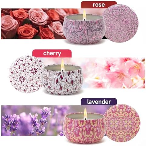 AGOL 3 Pack Aromatherapy Candles for Women