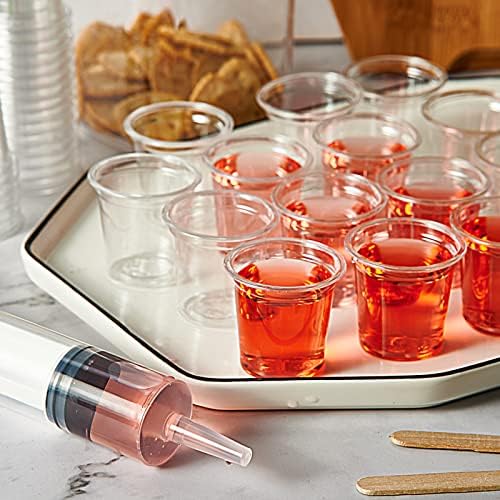 Lilymicky 500 Pack 1 Ounce Clear Shot Glasses