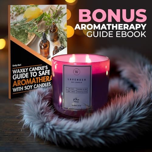 Waxily Lavender Soy Candle - 12oz Clean Burn