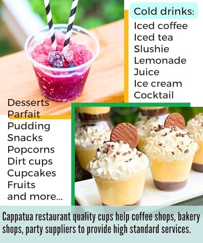 9 Oz Clear Plastic Cups 50 Pack for Parties