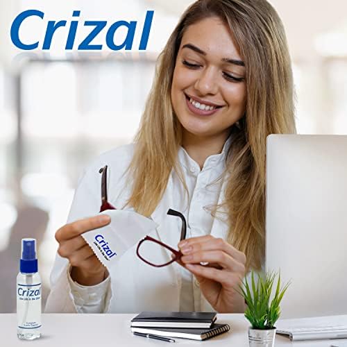 Crizal Lens Cleaner Kit 2oz Spray Microfiber Cloth 3pk