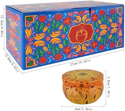 24 Piece Smokeless Candle Set with 8 Hour Burn Time for Aromatherapy