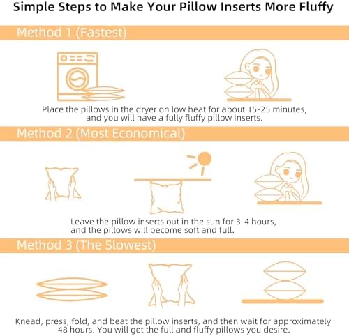 12 x 20 Outdoor Pillow Inserts Set of 4