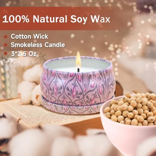 AGOL 3 Pack Aromatherapy Candles for Women