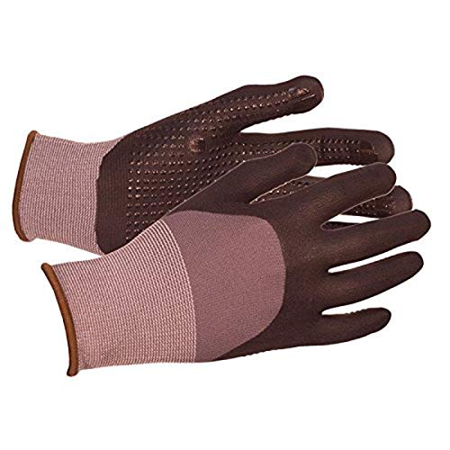 ERB 21227 Safety N300 Nylon Nitrile Dots Gloves Small Gray