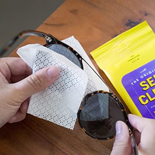 See Clear Original Lens Cleaning Wipes 192 Count Resealable Packs