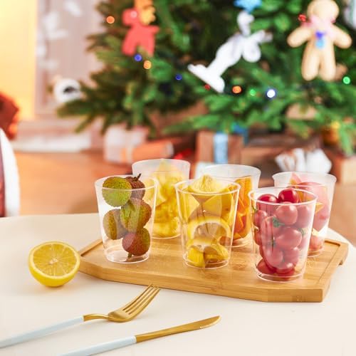 JollyPack 300 Pack Clear Plastic Cups 10 Oz Heavy Duty