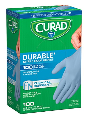 Curad Nitrile Exam Gloves 100 Count 10 Pack