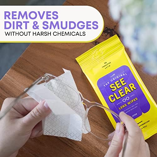 See Clear Original Lens Cleaning Wipes 192 Count Resealable Packs