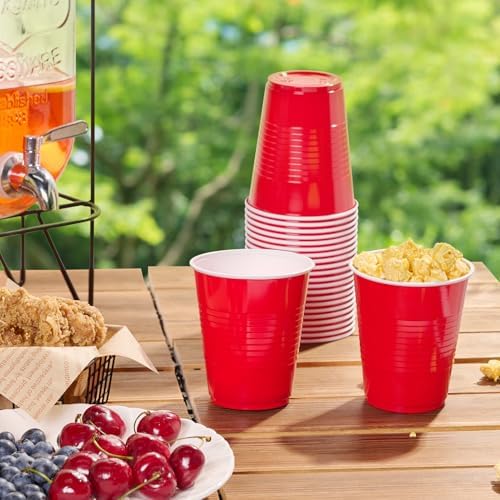 Lilymicky 240 Pack 12 oz Red Party Cups