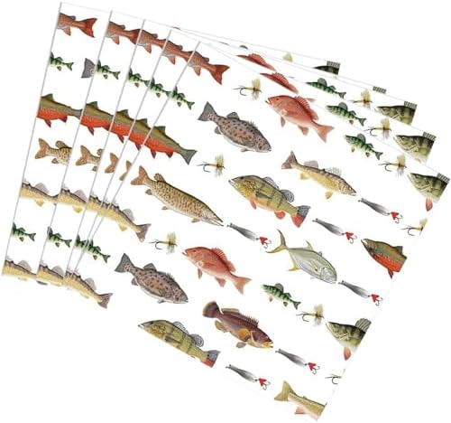 Gone Fishing Birthday Napkins 40Pcs Decor Set