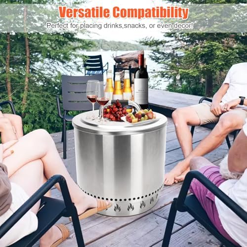 Fire Pit Lid and Stand for Solo Stove Bonfire 20