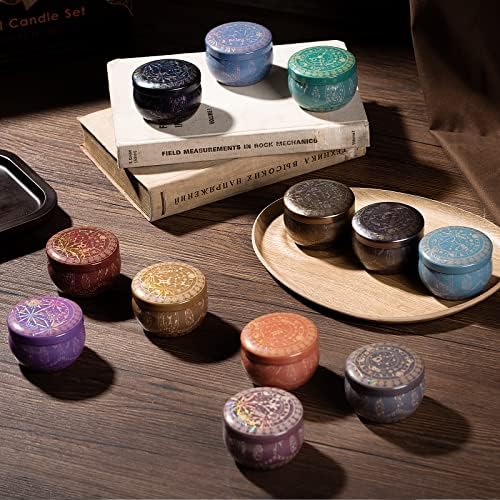 Scented Candles Gift Set for Women with 12 Constellations