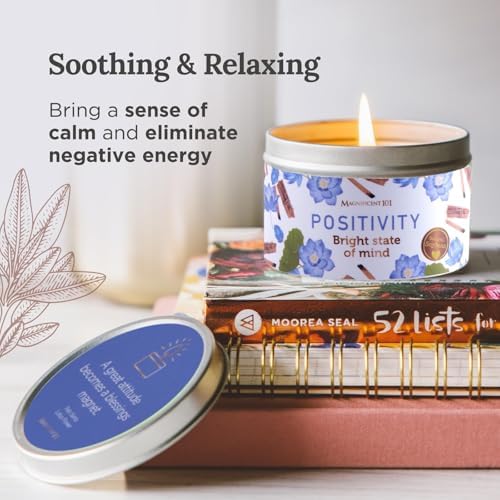 Magnificent 101 Positivity Aromatherapy Candle in 6-Oz Tin Holder