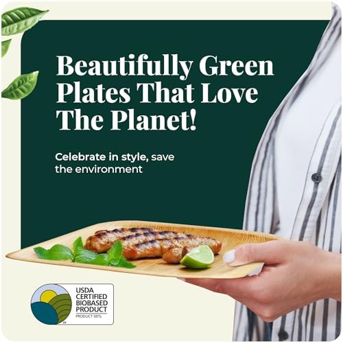 Koala Love Bamboo Paper Plates 10 Inch 7 Inch Eco Compostable