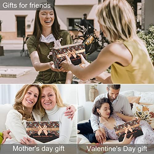 Scented Candles Gift Set for Women with 12 Constellations