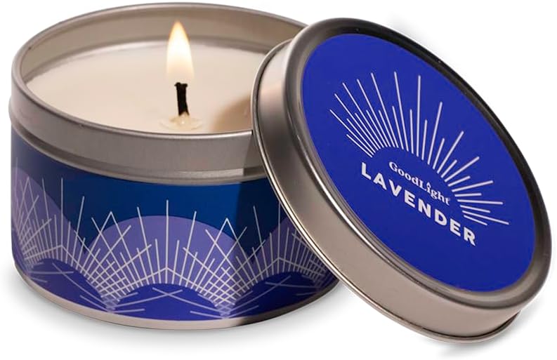 GoodLight Lavender Scented Candle 6oz Travel Tin