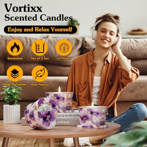 3-Pack Aromatherapy Candles - Lavender Thyme Travel Size