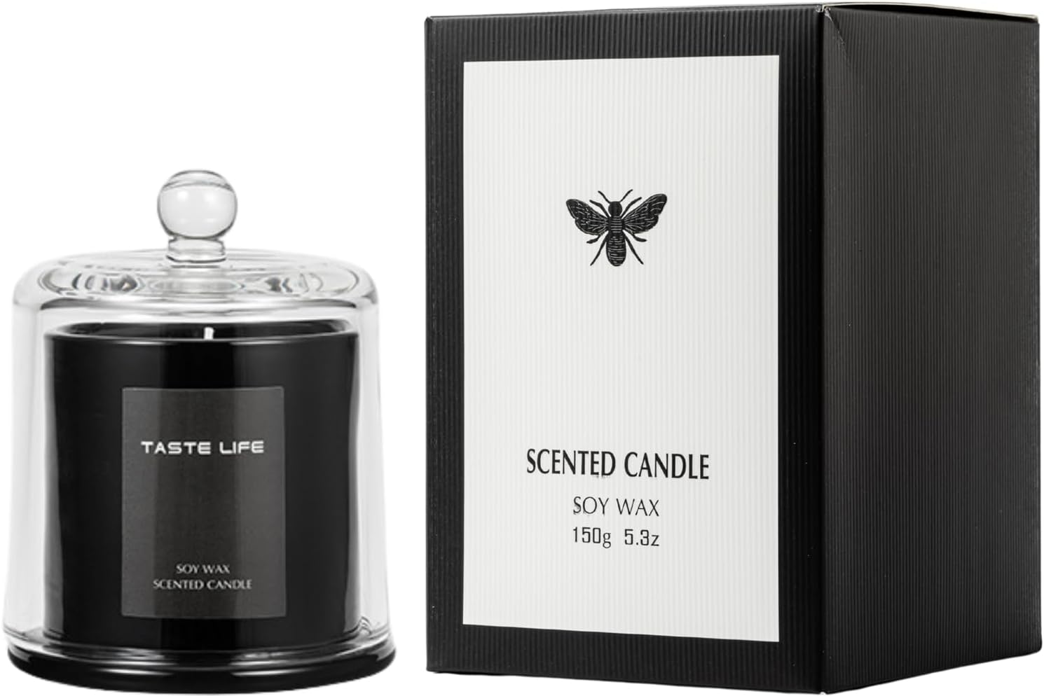 Miracle TQ Aromatherapy Candle with English Pear and Freesia Scent 150g