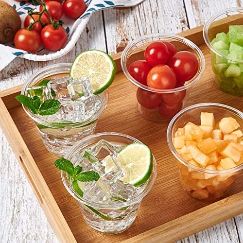 Turbo Bee 50 Pack 9 oz Clear Plastic Cups