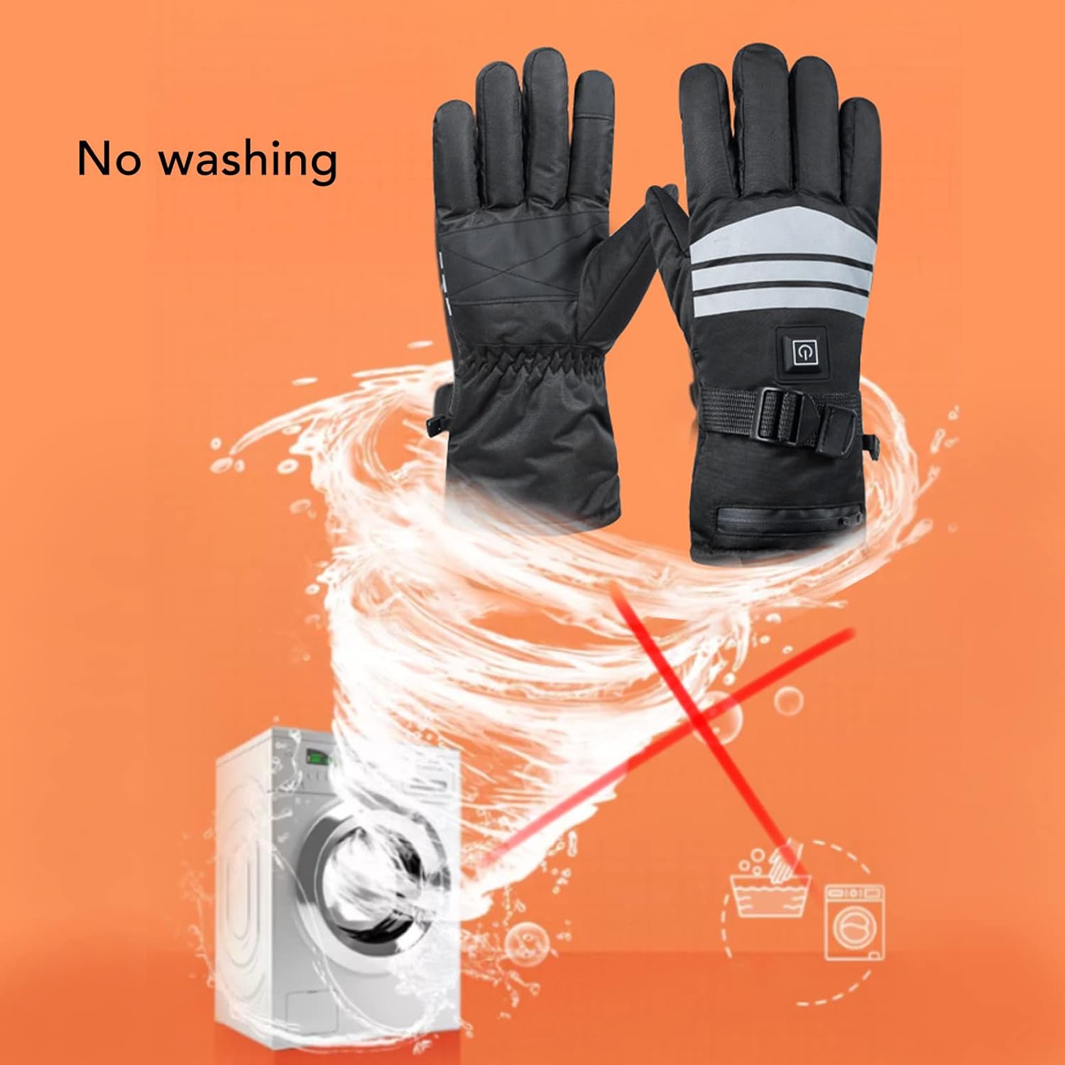 Pilipane Heated Touchscreen Gloves with Battery