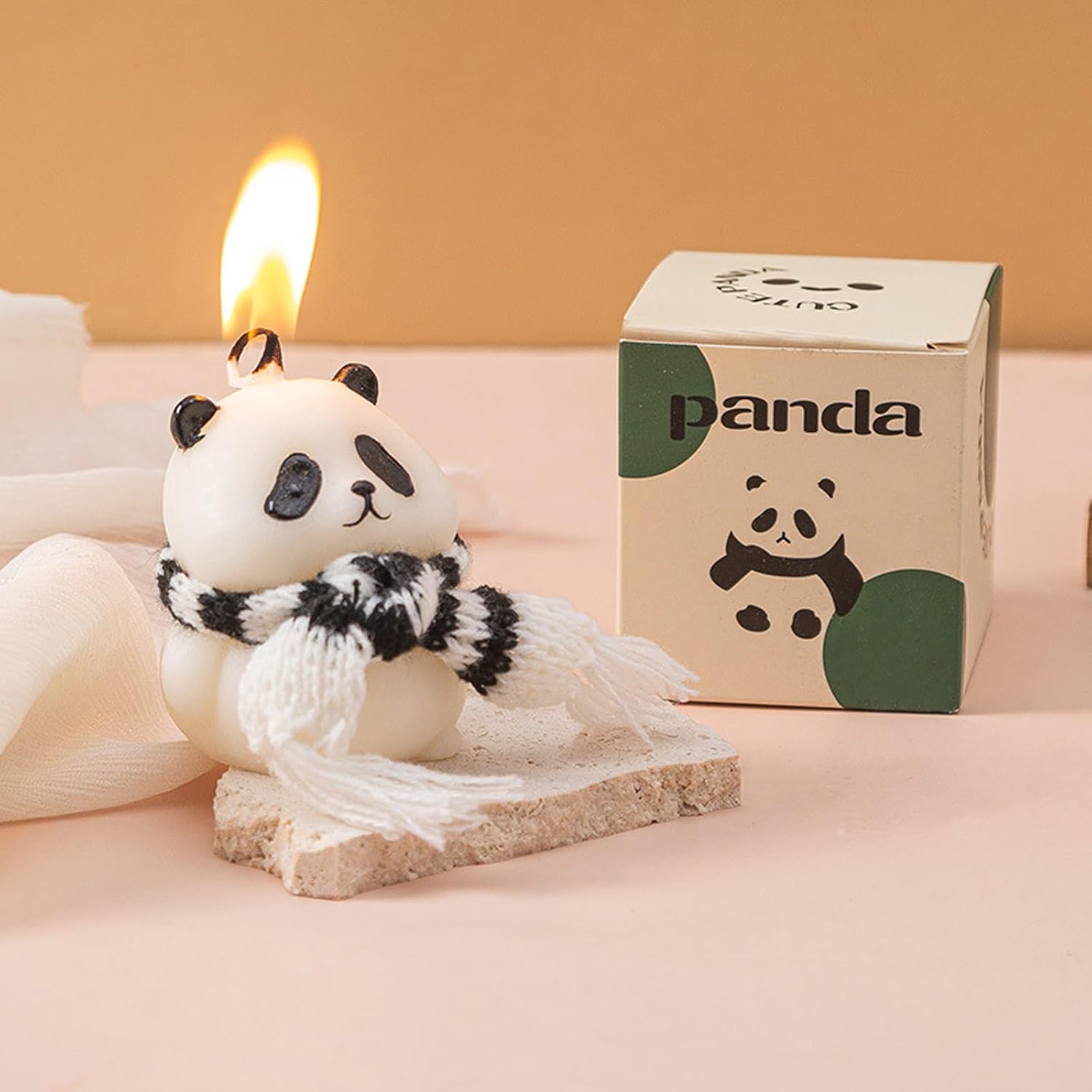 Panda Shaped Aromatherapy Candle for Relaxation and Decor
