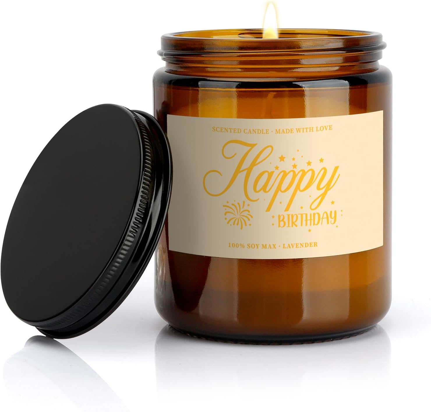 Happy Birthday Scented Candles for Women Men
