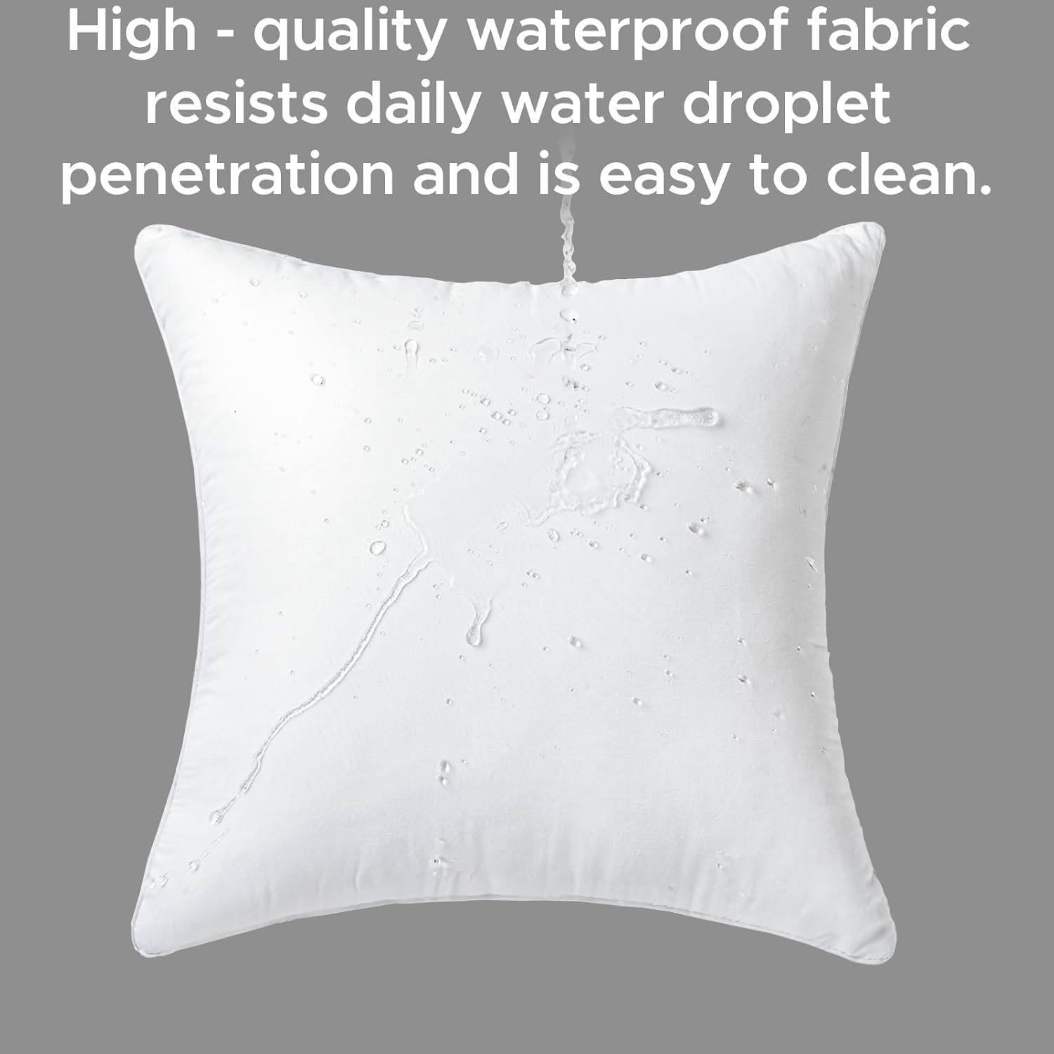 20 x 20 Waterproof Outdoor Pillow Inserts Set of 2