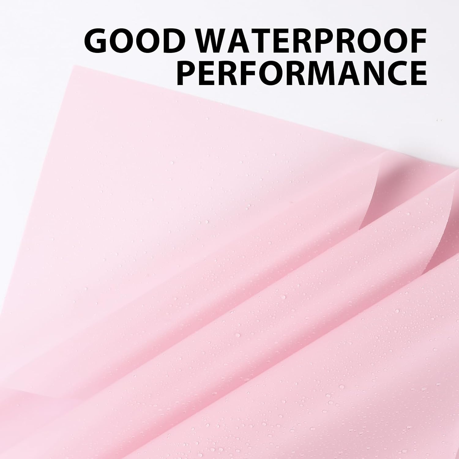 FUHITIM 20 Sheets Waterproof Flower Wrap Paper - Pink