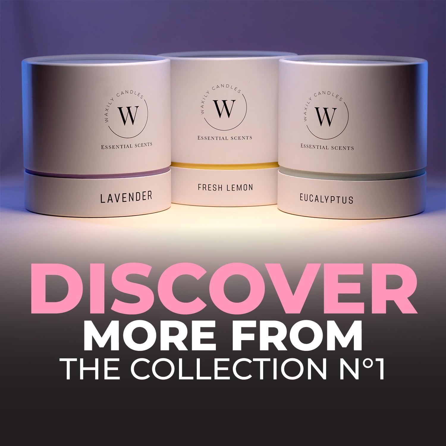 Waxily Lavender Soy Candle - 12oz Clean Burn