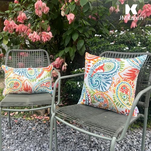 JMKaixin Waterproof Decorative Throw Pillows Pack of 2