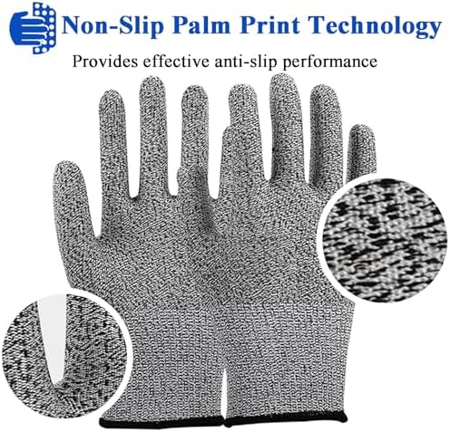 Cut Resistant Gloves for Construction and Kitchen Use