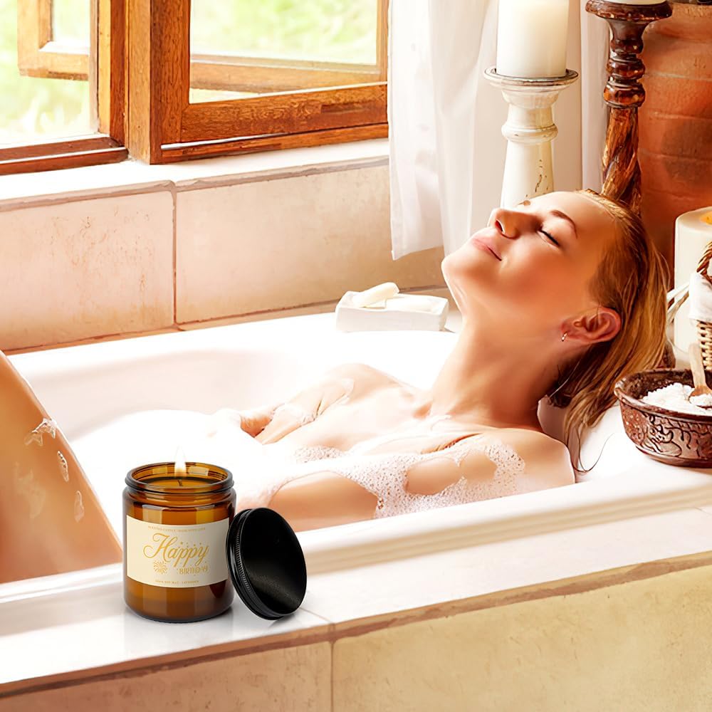 Happy Birthday Scented Candles for Women Men