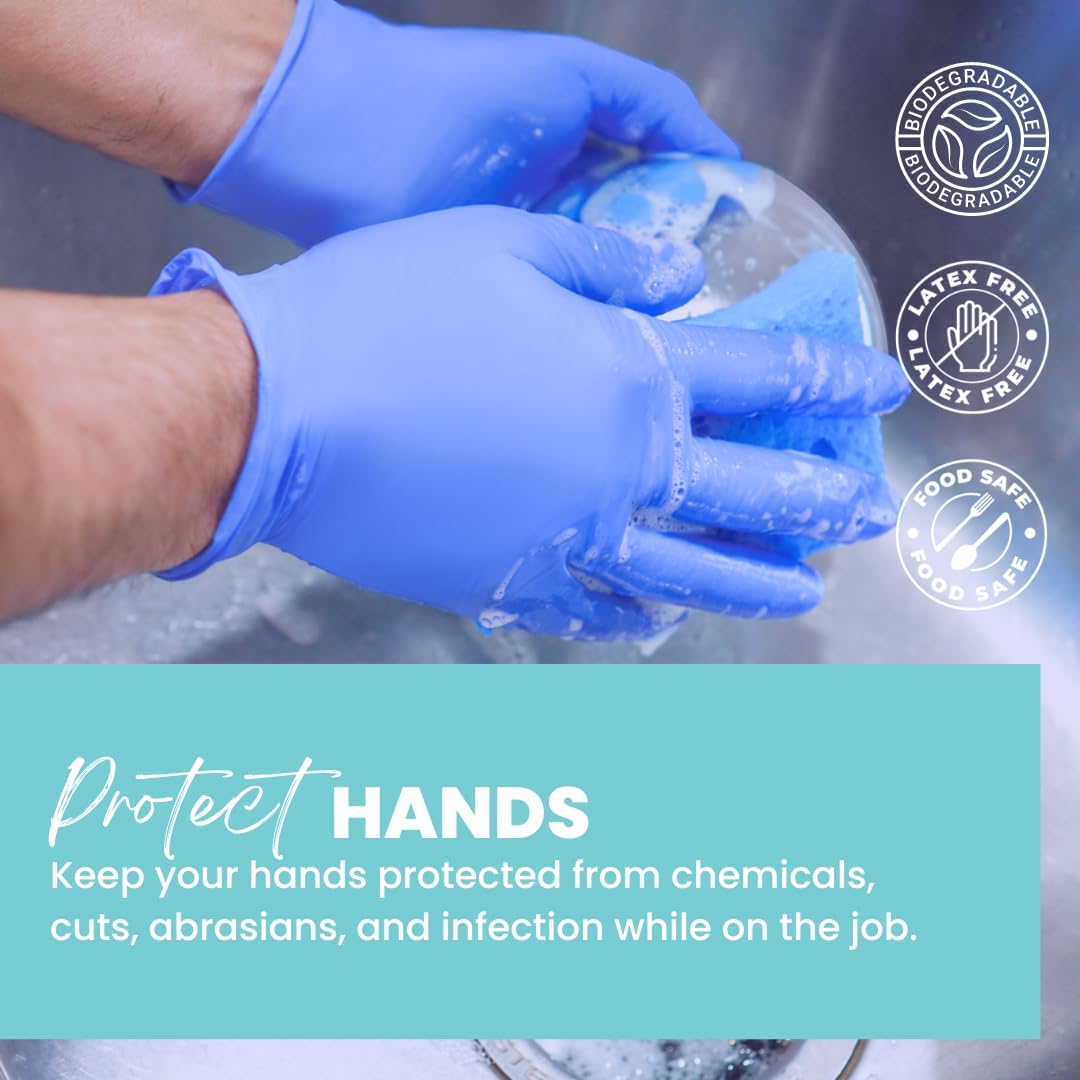 Eco Gloves Biodegradable Nitrile Powder Free