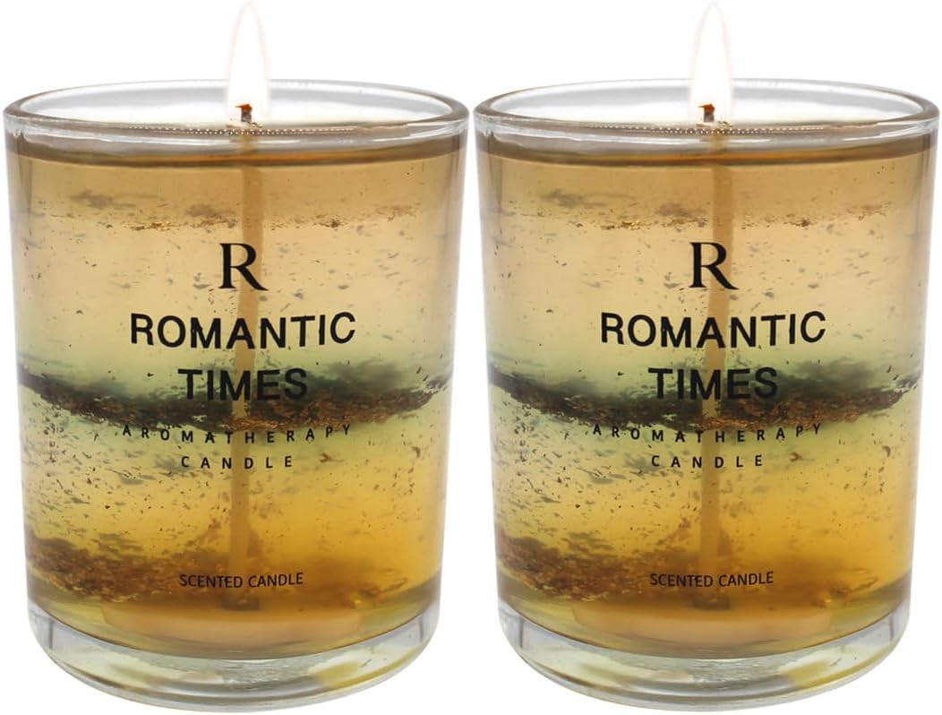 2 Pack Luxury Scented Candles for Home Fragrance