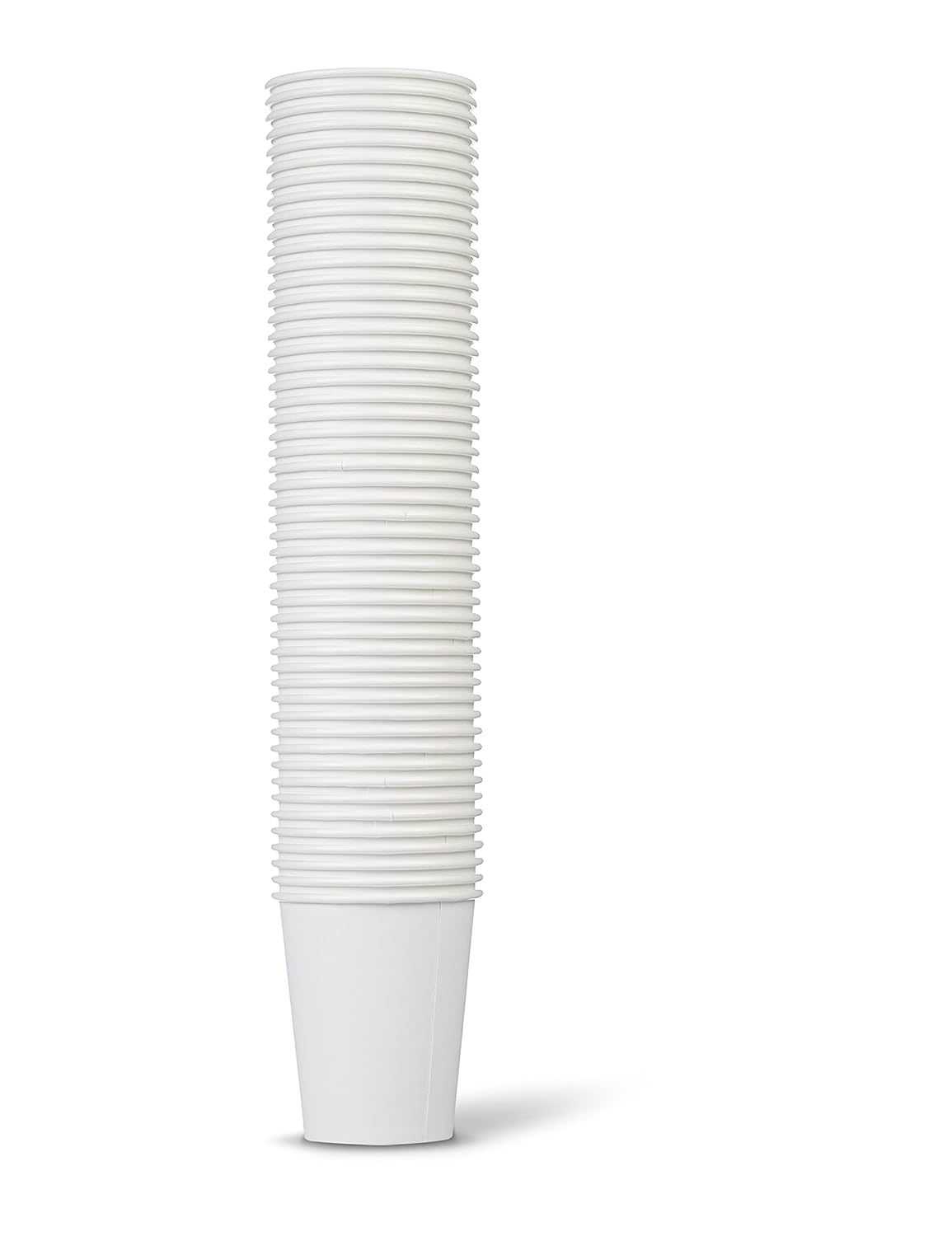Amazon Basics 8 oz Paper Coffee Cups 1000 Count Pack of 1 White