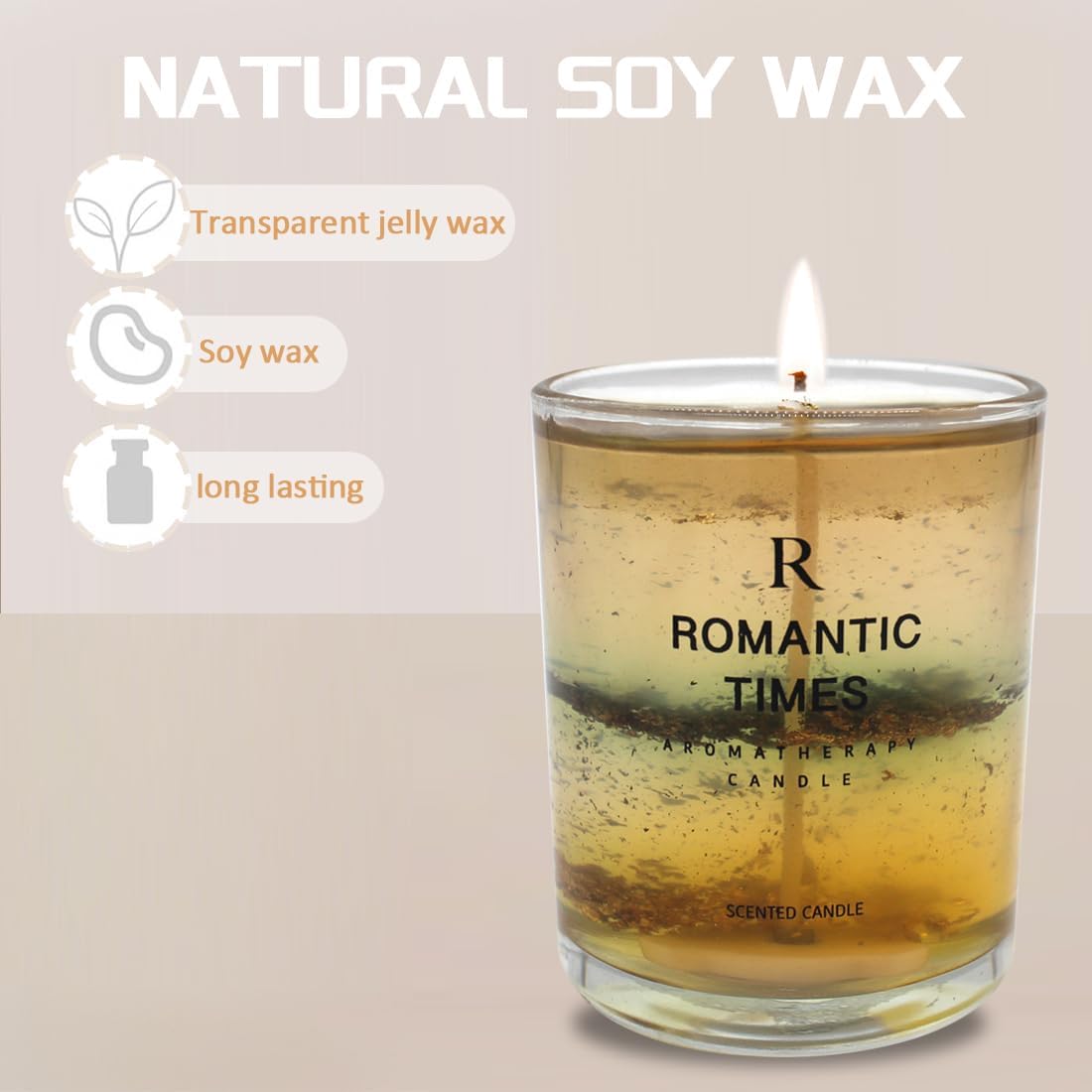 2 Pack Luxury Scented Candles for Home Fragrance