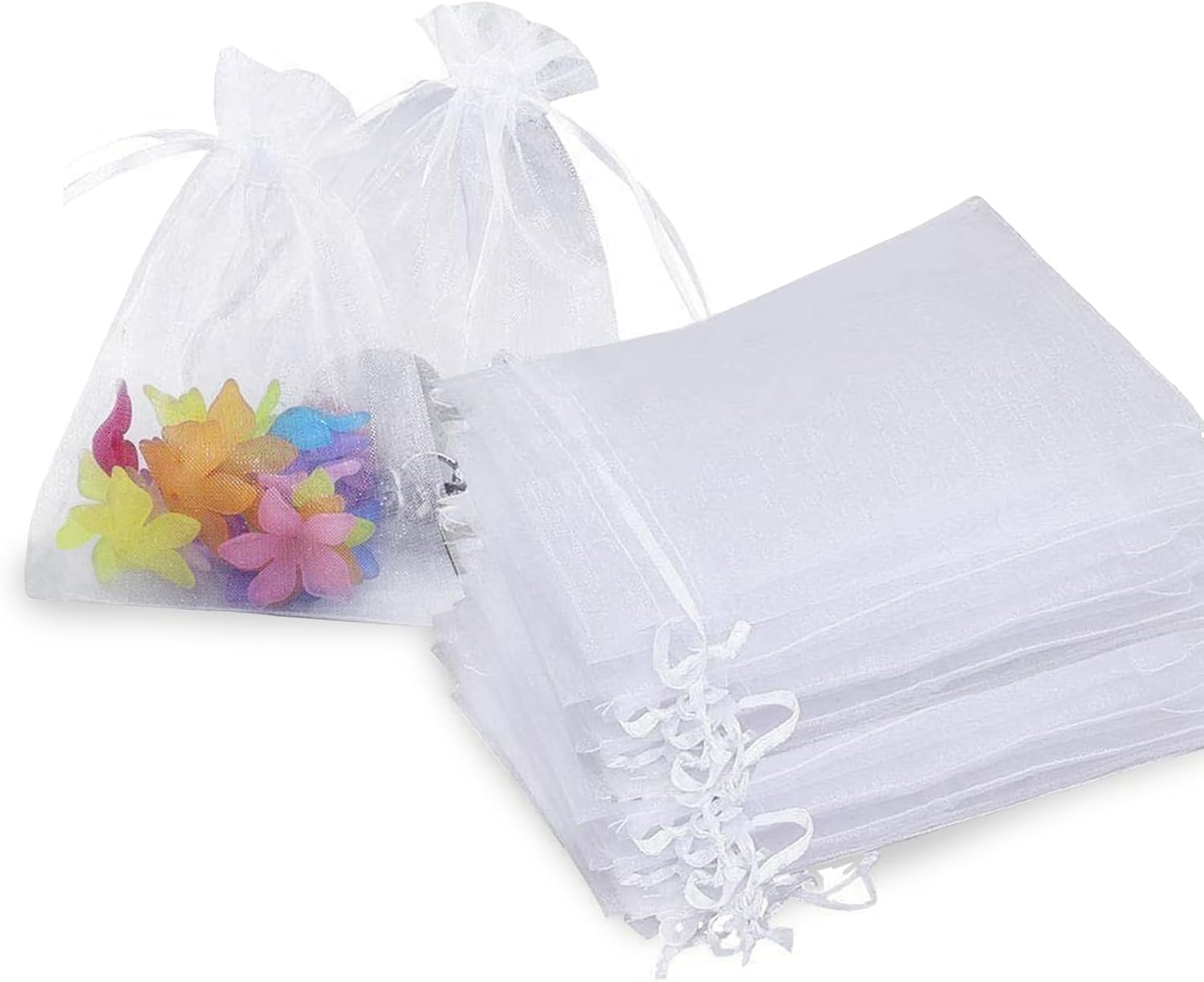 Stratalife 5x7 Organza Drawstring Bags 100PCS